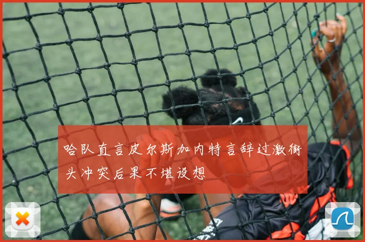 哈队直言皮尔斯加内特言辞过激街头冲突后果不堪设想